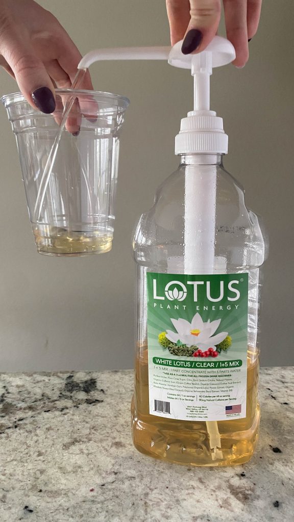 white energy concentrate lotus