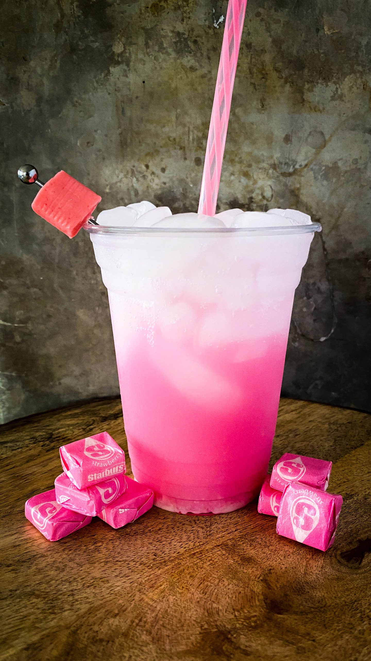 pink starburst drink