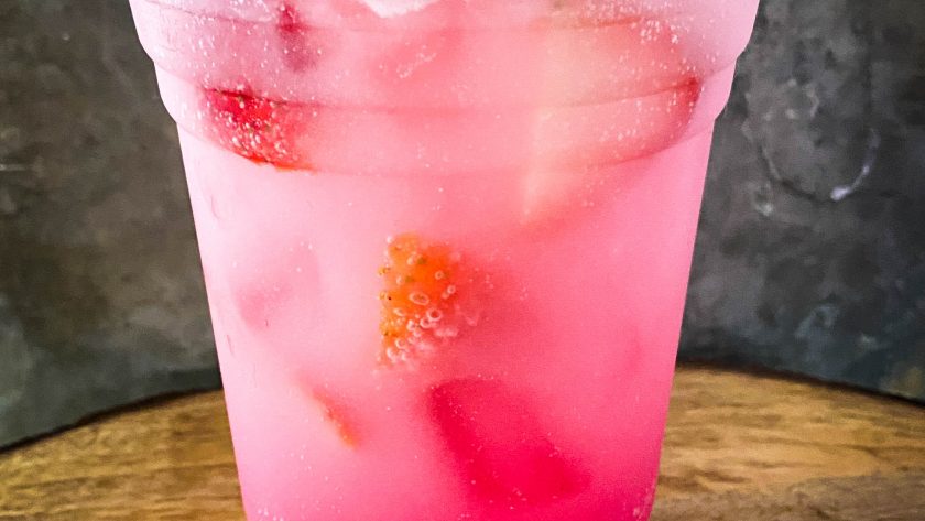 Pretty in pink lotus drink