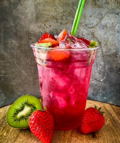 kiwi strawberry lotus drink