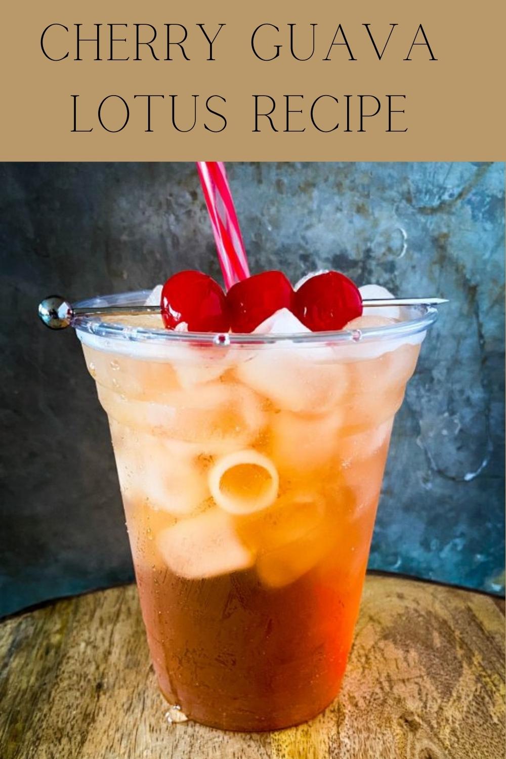 Pina Colada Lotus Recipe Lotus Recipes