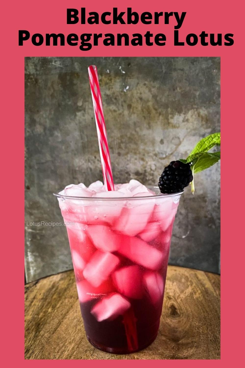 Cherry Berry Lotus Drink Lotus Recipes