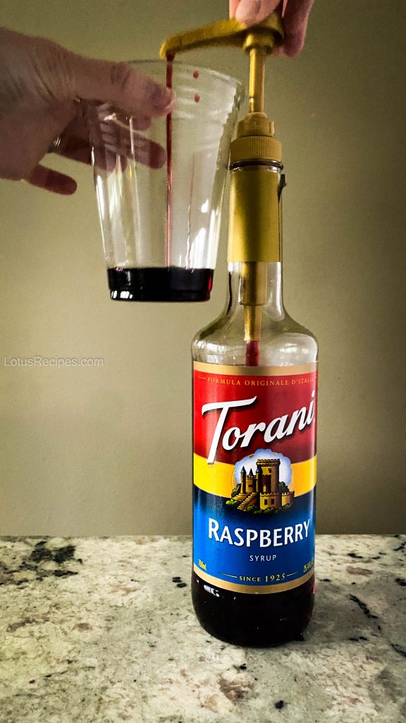 raspberry torani syrup