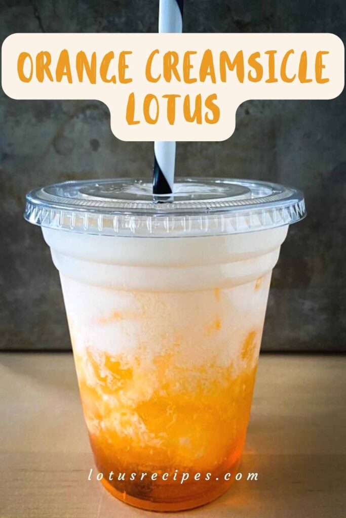 orange creamsicle lotus-pin image