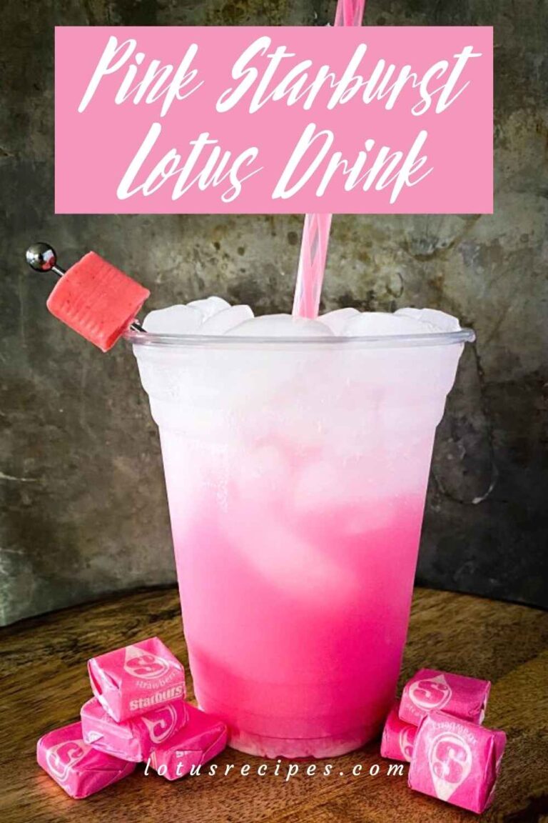 Pink Starburst Lotus Drink Lotus Recipes