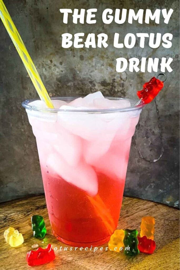 the gummy bear lotus drink-pin image