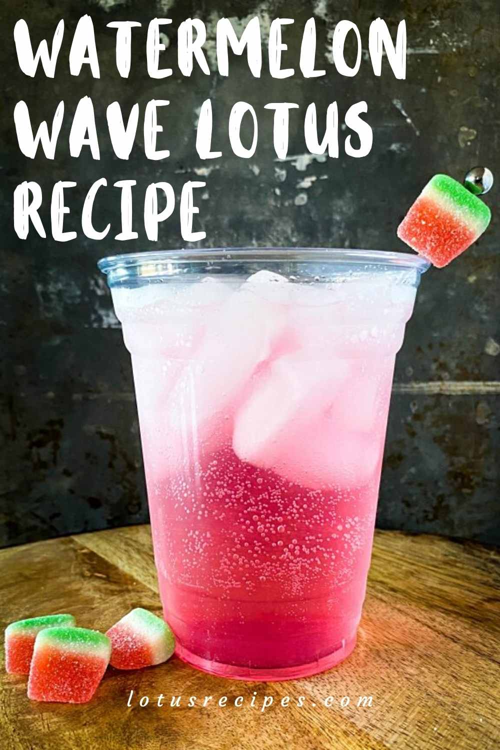 watermelon wave lotus recipe-pin image