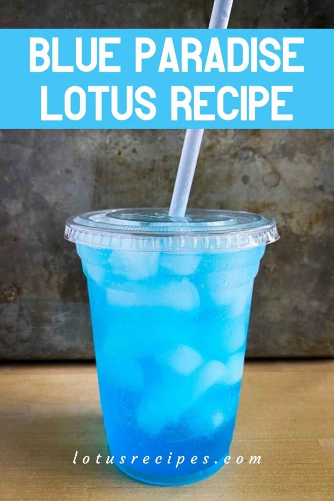 blue paradise lotus recipe-pin image