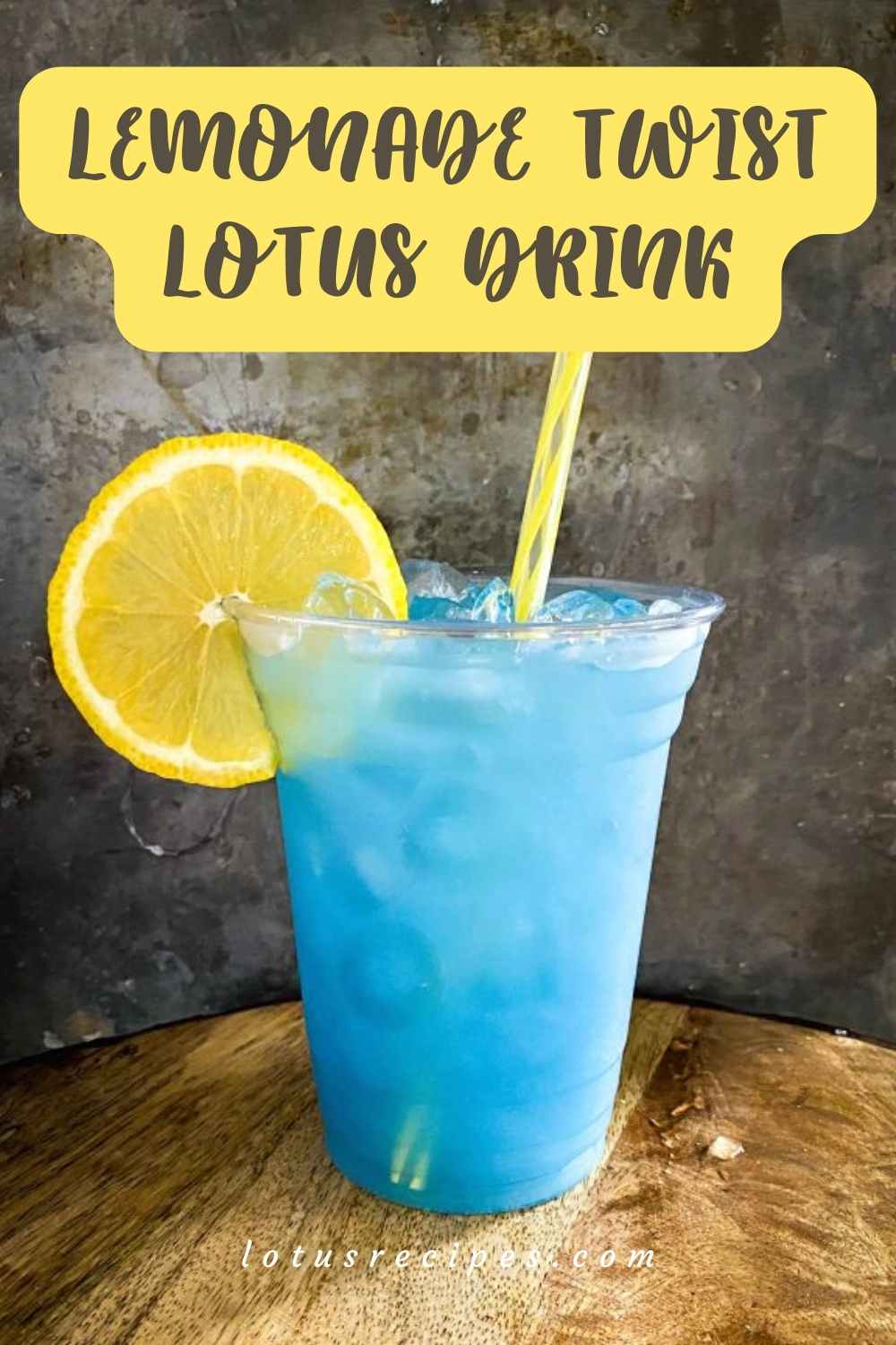 lemonade twist lotus drink-pin image