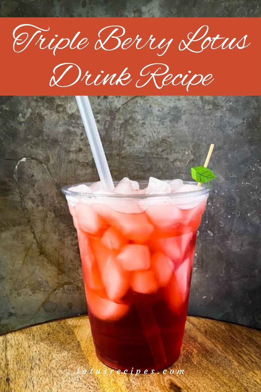 Triple Berry Lotus Drink Lotus Recipes