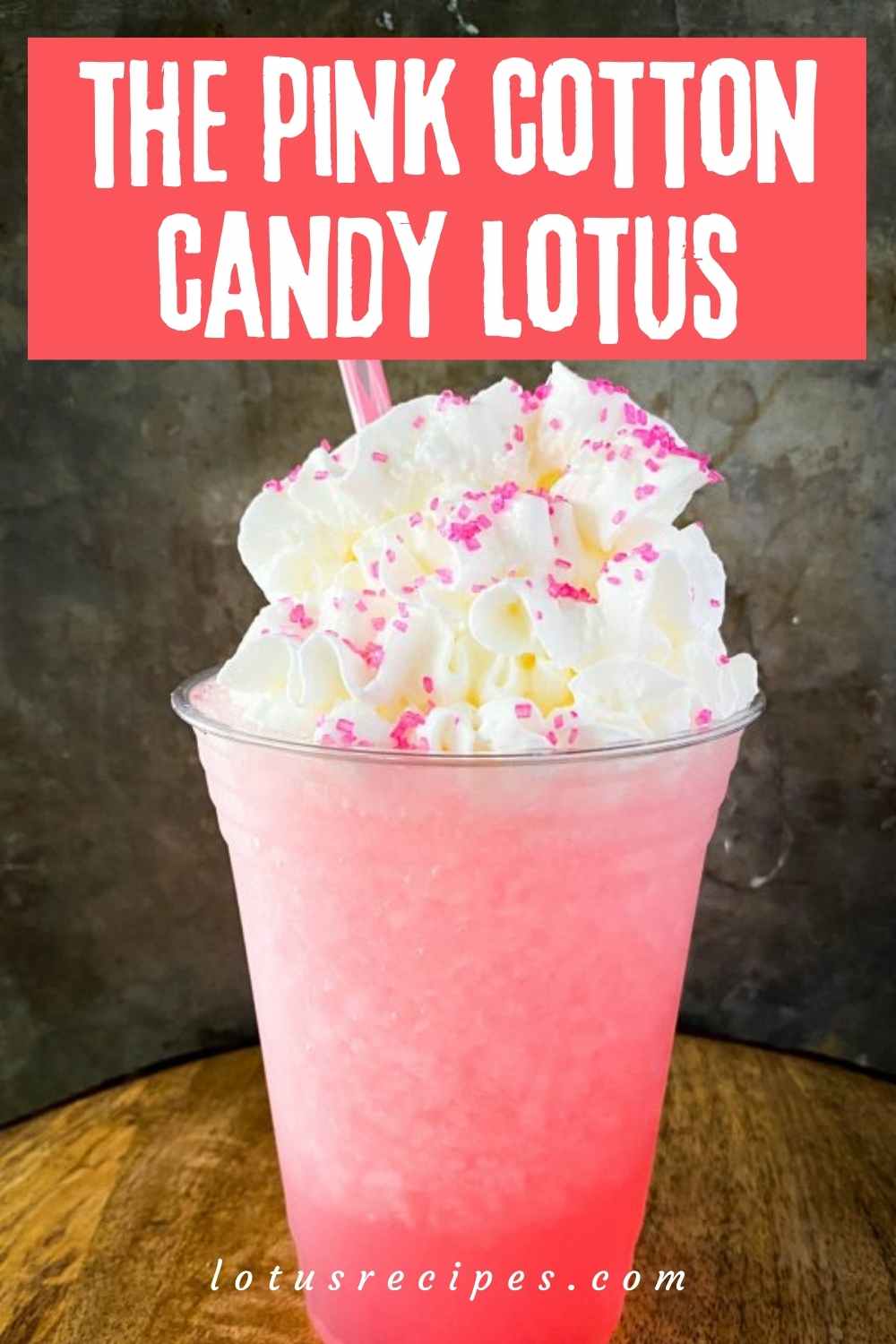 Pink Cotton Candy Lotus Drink Lotus Recipes