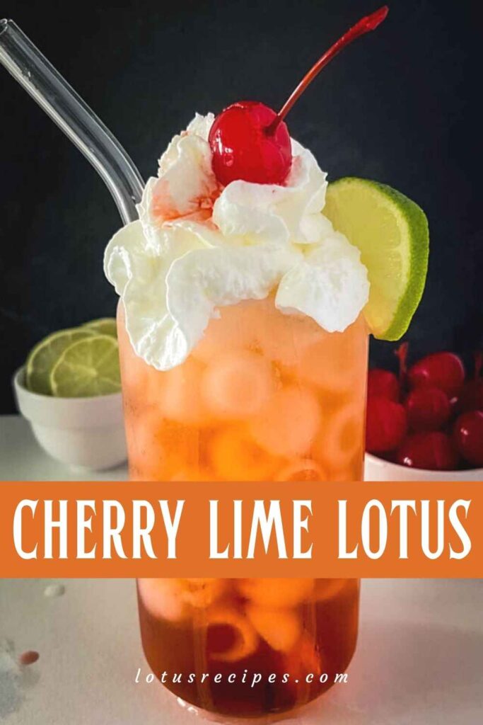 cherry lime lotus-pin image
