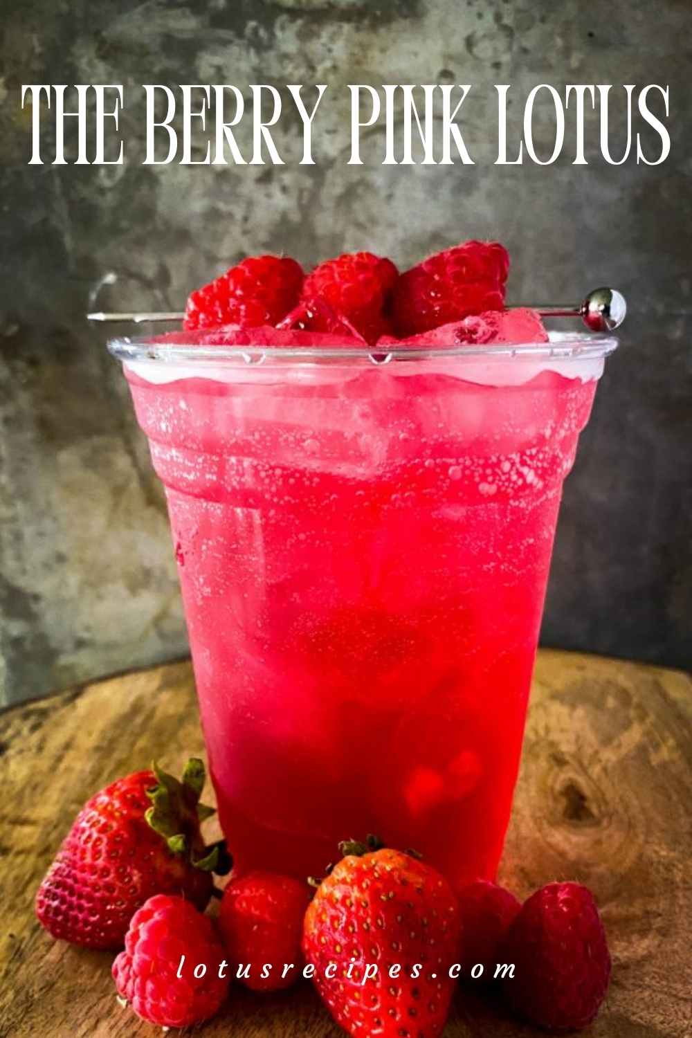 Berry Pink Lotus Drink Recipe Lotus Recipes