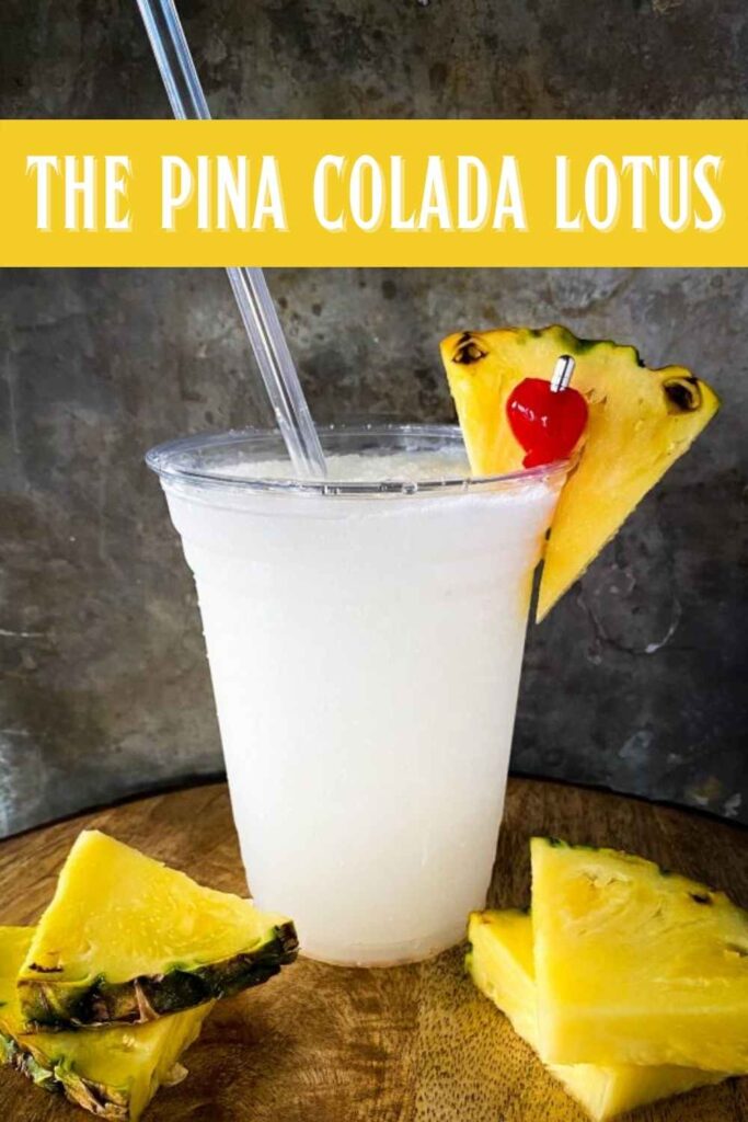 the pina colada lotus-pin image