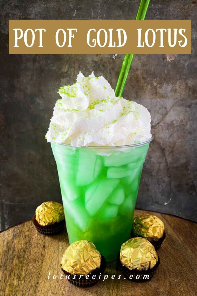 Pot of Gold Lotus Drink Lotus Recipes