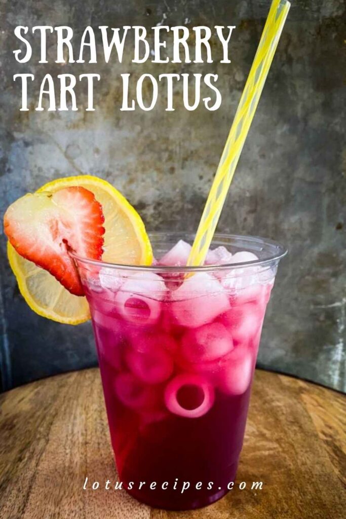 strawberry tart lotus-pin image