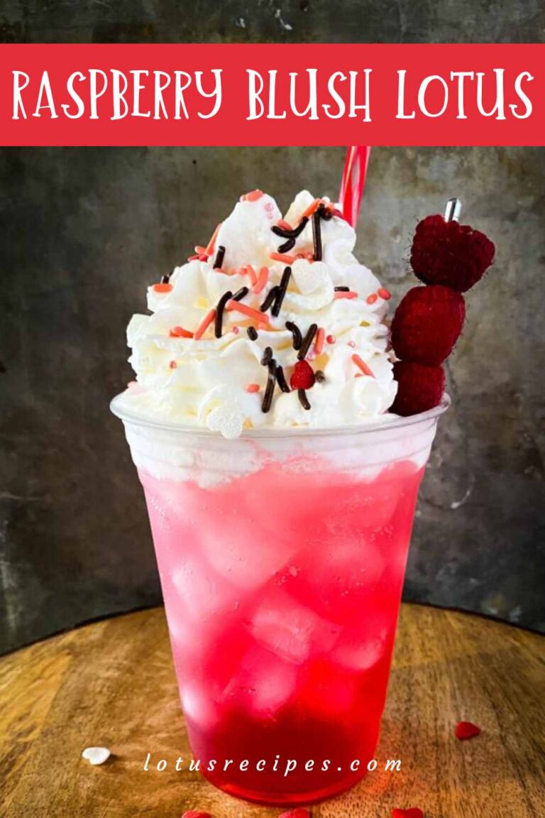 Raspberry Blush Lotus Drink Lotus Recipes